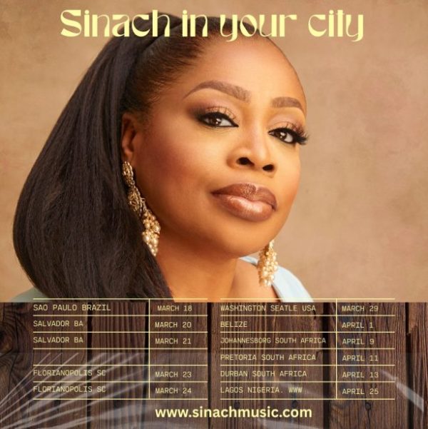 Sinach Itinerary